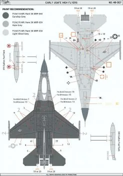PK48007 F-16A/B/C/D Fighting Falcon USAFE Hahn/Spangdahlem