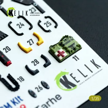 K35009 CH-54A Tarhe 3D-gedruckte Cockpitdetails