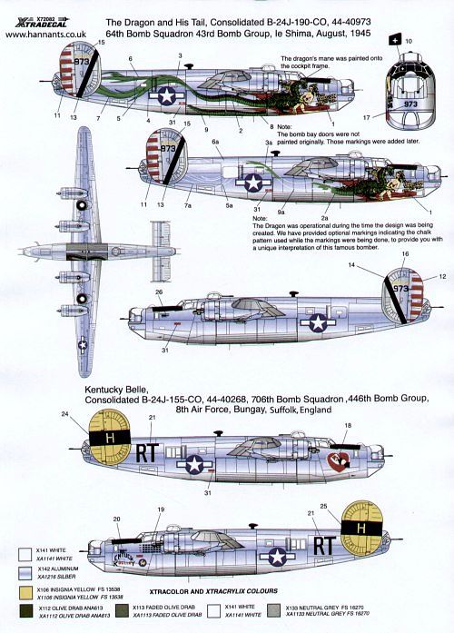 XD72082 B-24J Liberator