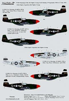 XD72101 P-51B Mustang 4th Fighter Group