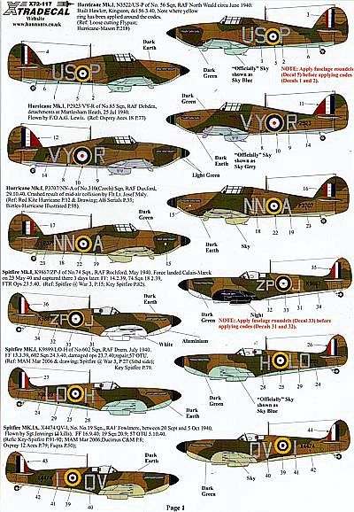 XD72117 Battle of Britain 1940 (RAF)