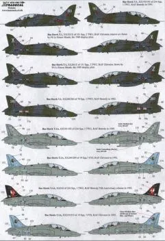 XD72166 Hawk T.1 Early Schemes