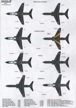 XD72167 Hawk T.1A & T.2 in Schwarz