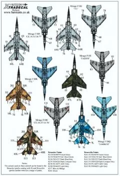 XD72254 Mirage F1 Two-Seaters