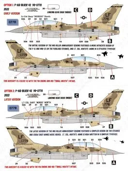CD48232 F-16D Fighting Falcon U.S. Air Force