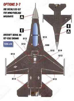 CD48232 F-16D Fighting Falcon U.S. Air Force