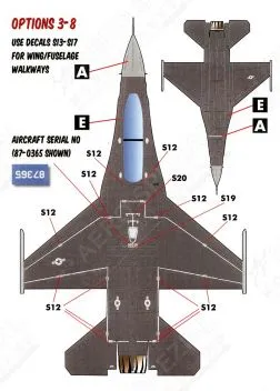 CD72150 F-16D Fighting Falcon U.S. Air Force