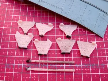 JP32030 Stempel für Hand- und Fußabdrücke (RAF Desert Storm)