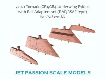 JP72021 Tornado GR.1/GR.4 Underwing Pylons with Rail Adapters (for Revell)