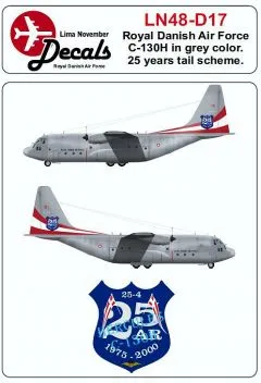 LN48-D17 C-130H Hercules mit Jubiläumsmarkierungen