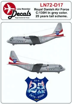 LN72-D17 C-130H Hercules mit Jubiläumsmarkierungen