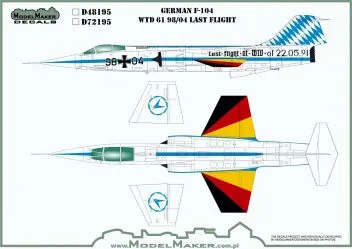 MOD48195 F-104G Starfighter German Air Force Last Flight