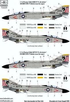 HUN72223 F-4J Phantom II VF-74 Be-Devilers
