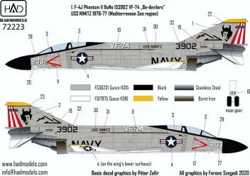 HUN72223 F-4J Phantom II VF-74 Be-Devilers