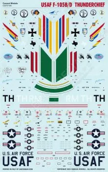 CD72144 F-105B/D Thunderchief