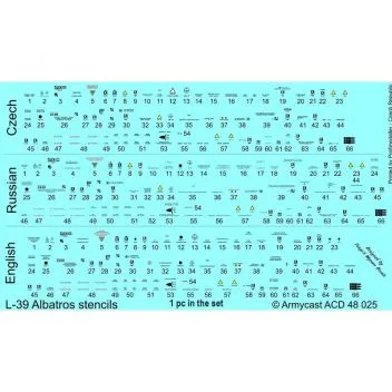 ACD48025 L-39C/ZO/ZA Albatros Stencils