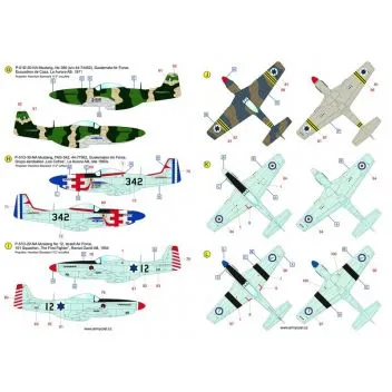 ACD72034 P-/F-51D Mustang im Nachkriegseinsatz