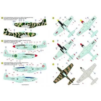 ACD72034 P-/F-51D Mustang im Nachkriegseinsatz