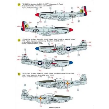 ACD72034 P-/F-51D Mustang im Nachkriegseinsatz