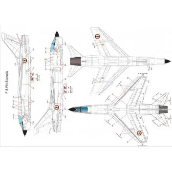 ACD72035 F-8E(FN)/P Crusader französische Marine