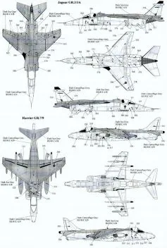 XD48057 Harrier GR.7/GR.9, Hawk T.1/T.1A, Jaguar GR.3A & Tornado F.3/GR.4 RAF Kokarden und Stencils