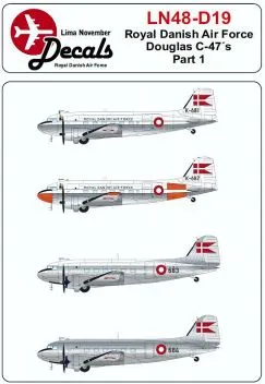 LN48-D19 C-47A Skytrain Royal Danish Air Force Part 1