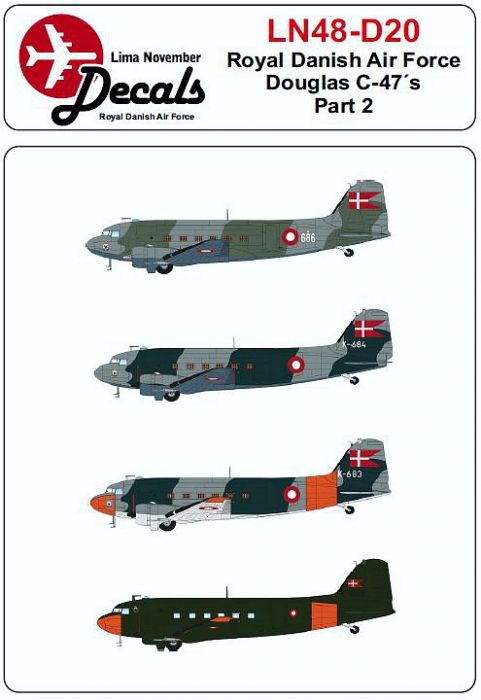 LN48-D20 C-47A Skytrain dänische Luftwaffe Teil 2