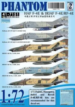 DXM72050 F-/RF-4E Phantom II griechische und iranische Luftwaffe