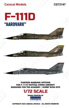 CD72147 F-111D Aardvark