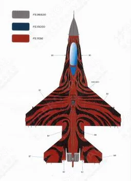 BBT48401 F-16C Block 50 Fighting Falcon NATO Tiger Meet 2023