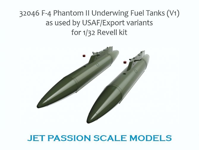 JP32046 F-4 Phantom II Underwing Fuel Tanks