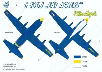 HUN72269 C-130J Hercules Blue Angels