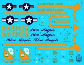 HUN72270 C-130T Hercules Blue Angels