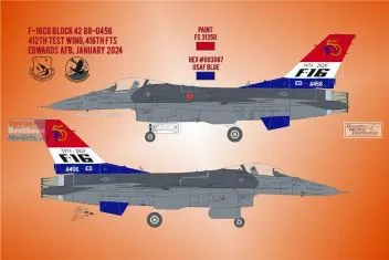 BMA48034 F-16 Fighting Falcon Flight Test Vipers