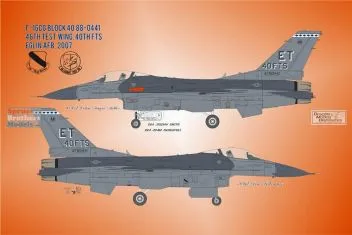 BMA48034 F-16 Fighting Falcon Flight Test Vipers