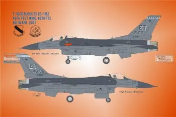 BMA48034 F-16 Fighting Falcon Flight Test Vipers
