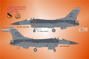 BMA48034 F-16 Fighting Falcon Flight Test Vipers