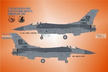 BMA48034 F-16 Fighting Falcon Flight Test Vipers