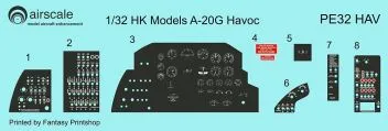PE32HAV A-20G Havoc Cockpit Upgrade Set