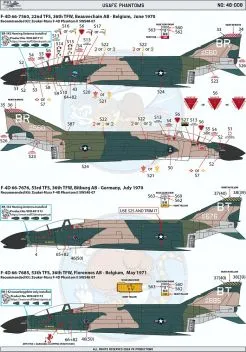 PK48008 F-4D/E Phantom II U.S. Air Forces in Europe