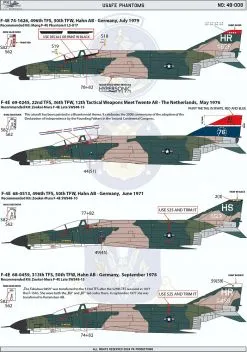 PK48008 F-4D/E Phantom II U.S. Air Forces in Europe