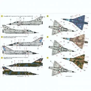 ACD48033 Mirage III & Mirage 5 im weltweiten Einsatz