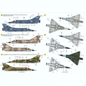 ACD48033 Mirage III & Mirage 5 im weltweiten Einsatz
