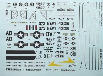 ACD72043 A-4 & TA-4 Skyhawk im weltweiten Einsatz
