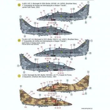 ACD72043 A-4 & TA-4 Skyhawk im weltweiten Einsatz