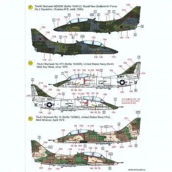 ACD72043 A-4 & TA-4 Skyhawk im weltweiten Einsatz