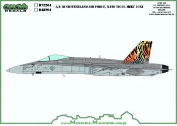 MOD48204 F/A-18C Hornet NATO Tiger Meet 2023