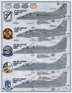 FBD32005 A-4 Skyhawk U.S. Marines Low Visibility