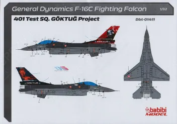 BBT32411 F-16C Block 50+ Fighting Falcon Göktug Project