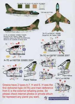 PRO482404 A-/TA-7 Corsair II Hellenic Air Force